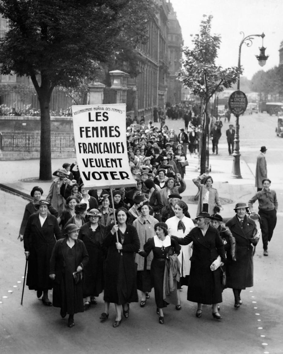 viewsfrance's tweet photo. Il y a 79 ans, les Françaises obtenaient le droit de vote 🗳️ https://t.co/UFQNxRzb2o
