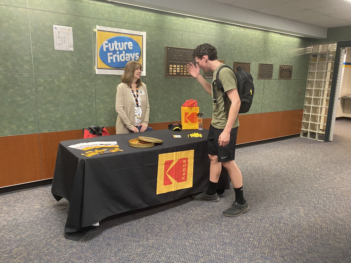 ihscareercenter's tweet photo. Kodak Talent Aquisition Representative here today as our Future Friday guest. #careerdevelopment #localyetglobal #findout
@Kodak @WestIrondequoit @IrondequoitHS https://t.co/yjBNhyw1JQ