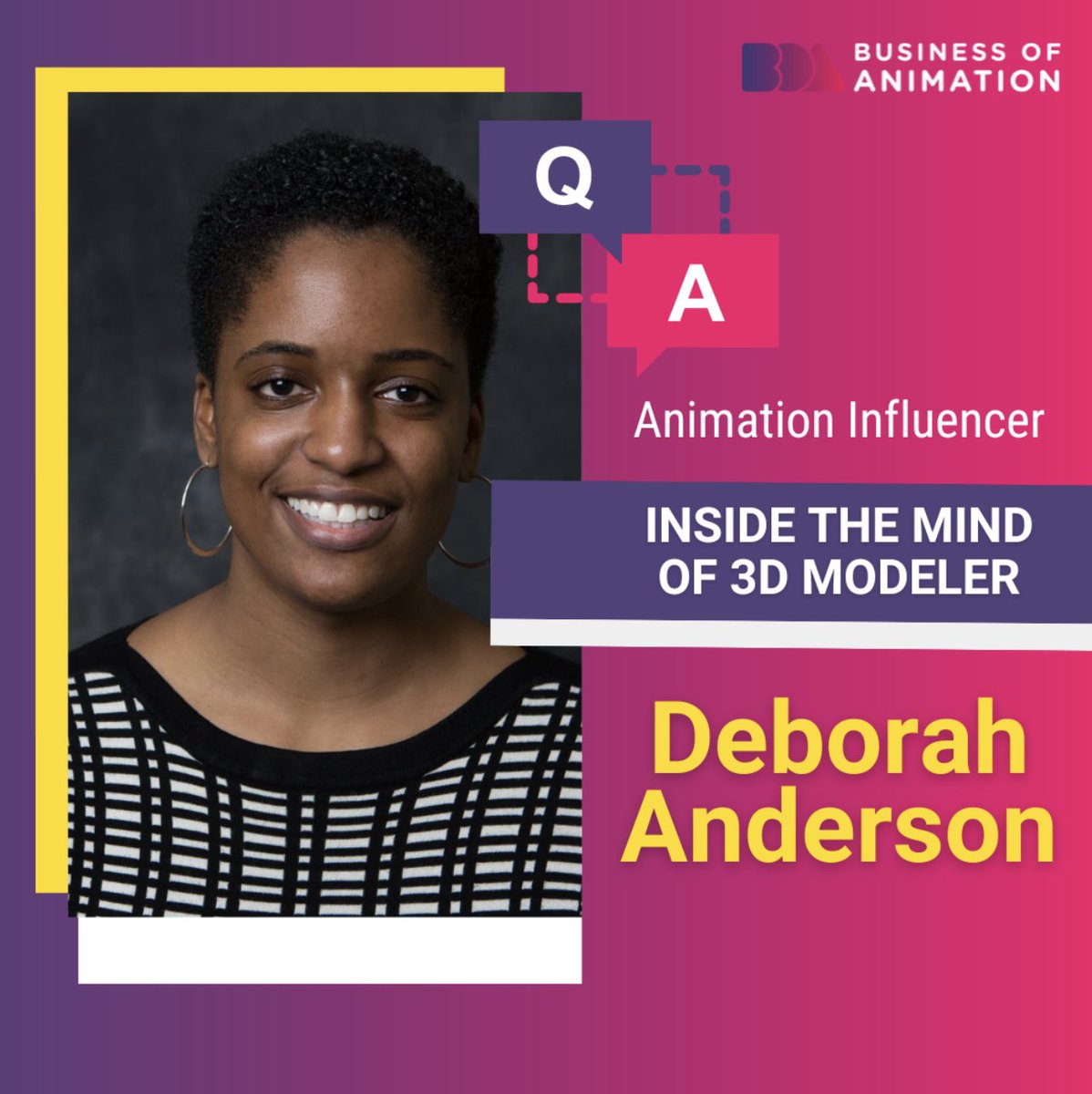 animationbiz's tweet photo. Dive into 3D modeling queen Deborah Anderson's @blkwmnanimatorworld! From Family Guy to Scooby-Doo, she's done it all. Get inspired by her incredible journey in our latest interview:
https://t.co/XFXV1GkmHK  #animation
#3danimation
#characteranimation
#animatorslife
#animationart https://t.co/wL3JOfgwSl
