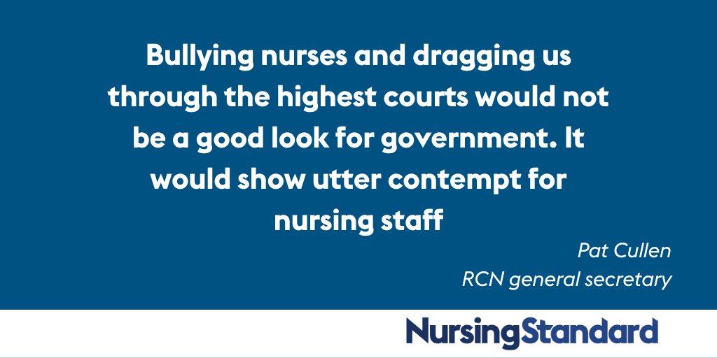 'Bullying nurses is not a good look' - The RCN has responded to NHS Employers statement on a legal challenge to the next nursing strike. For all the latest on nurse strike action go to rcni.com/keywords/nurse… #enoughisenough #NHSPAY