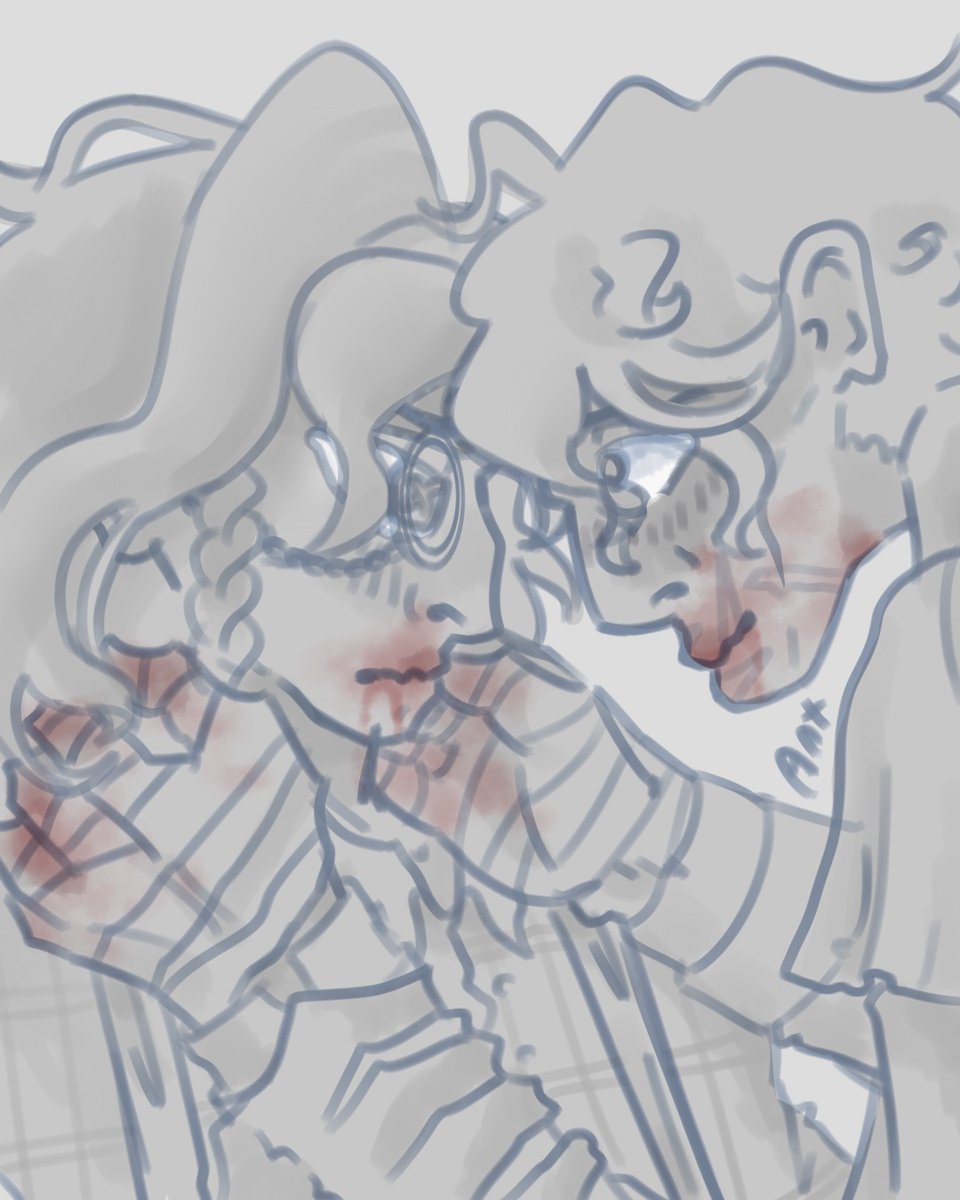 srbug22's tweet photo. Some #jackphil / #philjack (idk which is more commonly used. Anyways I want to do more ship art stuff to get better at drawing multiple characters interacting, but I’m somewhat poor at it currently. Trying anywho, hope you enjoy the 🕯️✂️ like I do https://t.co/5krSDD4Wxu