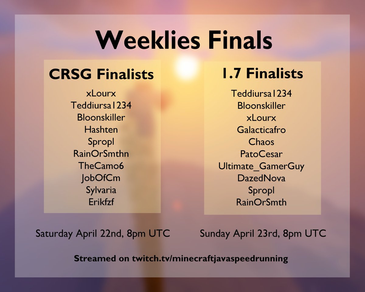 Weeklies tweet media