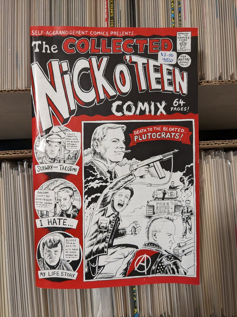 jeffwerner's tweet photo. Were you at UVic in the late 90s / early 2000s? Did you read the Martlet, the student newspaper? Nick-o-Teen was a big influence on me. He was also a film studies TA. Found my collected edition from 2000. https://t.co/Cw8kIrjeS6