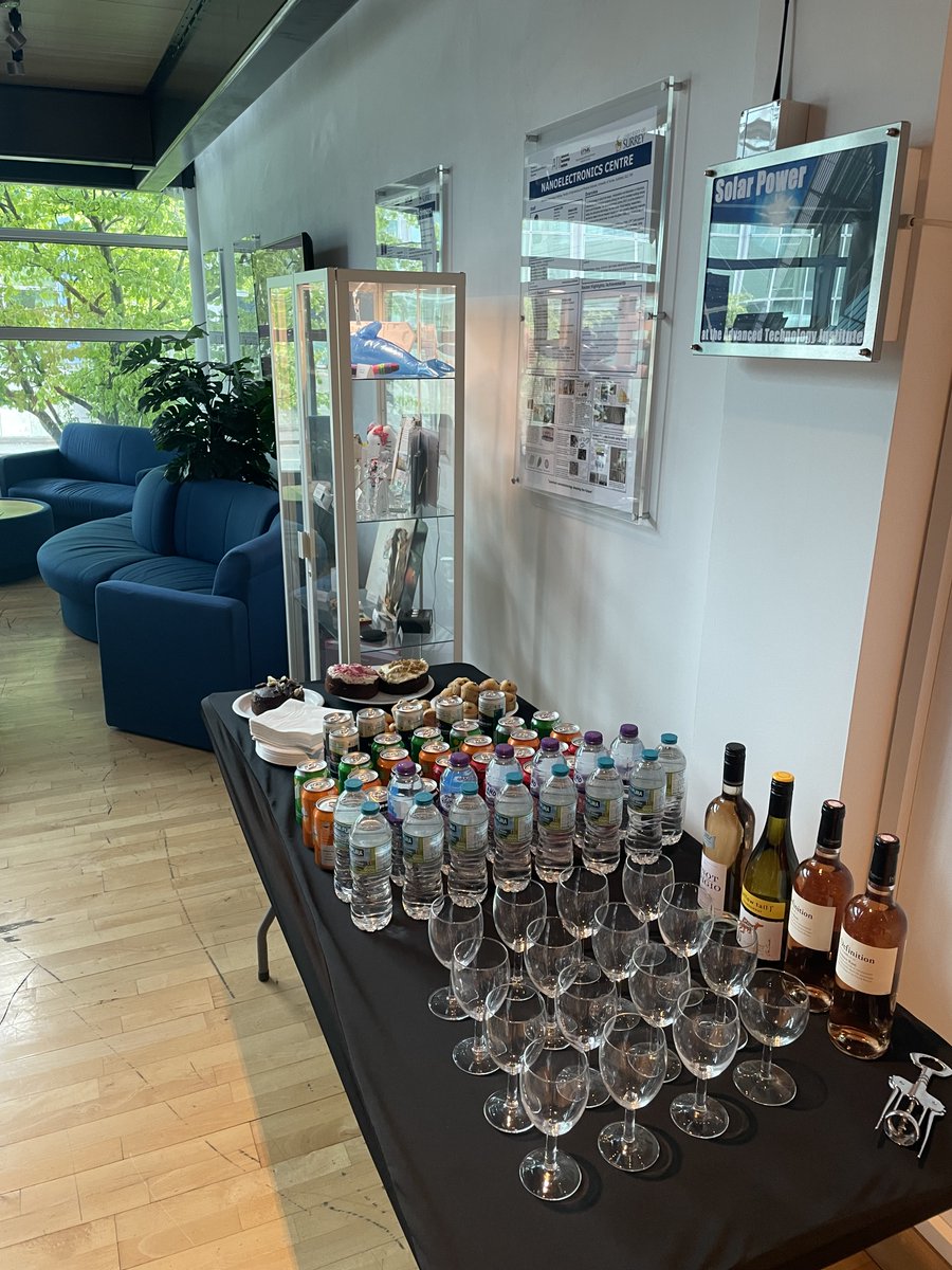 ati_surrey's tweet image. Celebratory graduation drinks today, for our wonderful PGRs #ForeverSurrey #SurreyGrad