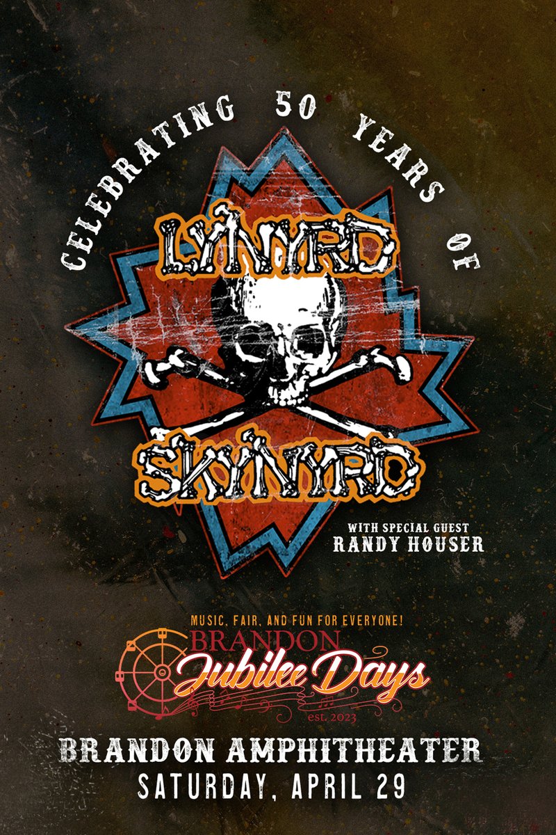 Lynyrd Skynyrd is performing at Brandon Amphitheater on Saturday April 29th!

Listen to #999TheFoxRocks for the cue to TXT and you could win tickets to see @Skynyrd at the @BrandonAmpMS!

Contest sponsored by @RedMountainEnt and #999TheFoxRocks!