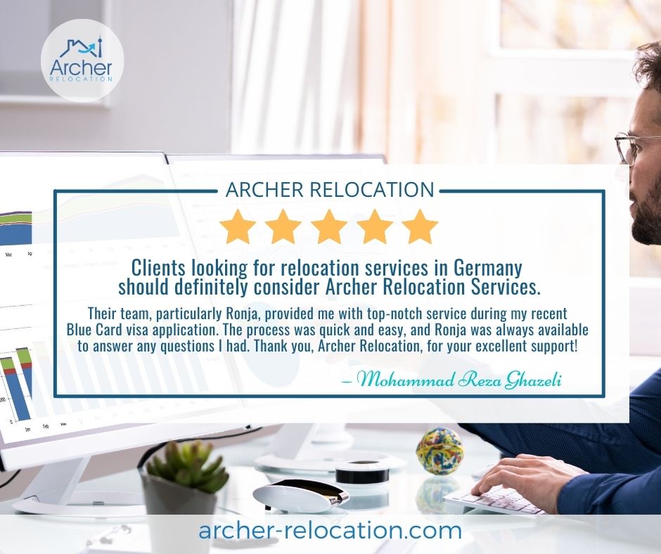 ArcherBerlin's tweet image. Do you qualify for a German/EU Blue Card? Germany needs #skilledworkers and you might be one of them. To learn more, check out our BLOG: buff.ly/3fbOeRA 
#EUBluecard #movetogermany #relocationspecialist #relocatetogermany #movingtoberlin #howtomovetogermany #ITspecialist