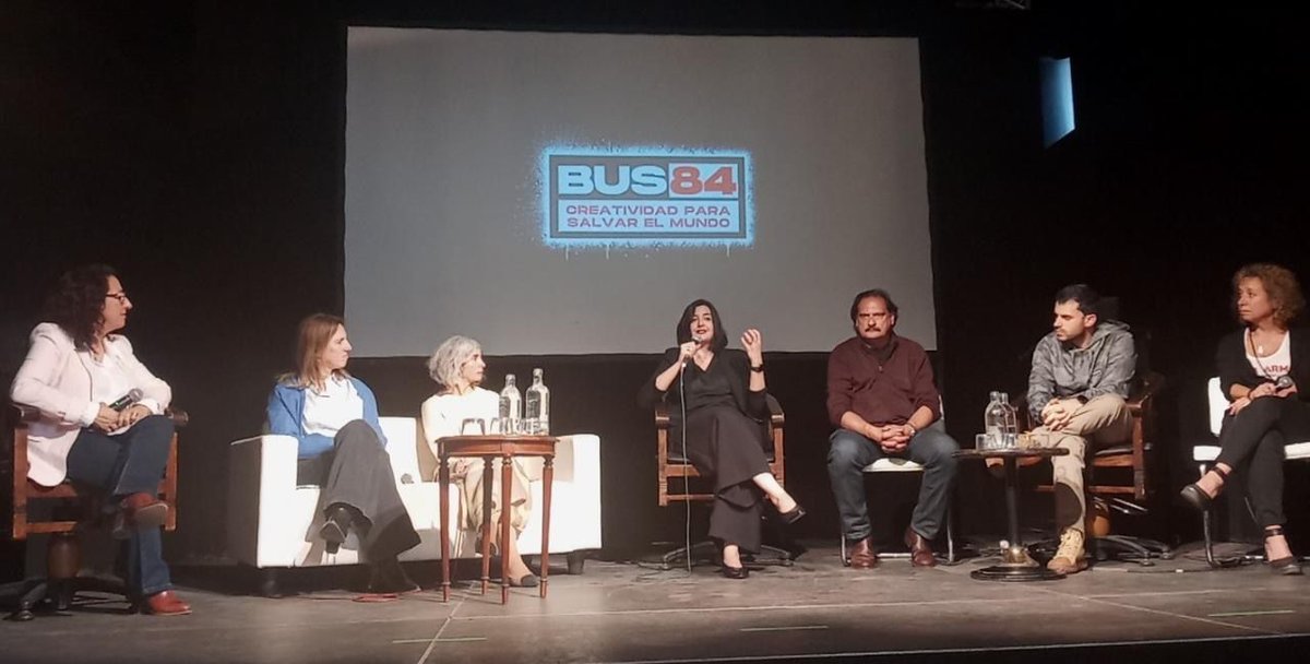 The <a href="/rosaparks_es/">rosaparks</a> #BUS84 creativity challenge gets underway with a roundtable discussion on how the creative sector can support social impact, with our own <a href="/DaliaSilber/">Dalia Silberstein</a>. Can't wait to see what participants come up with to help 10 NGOs with creative challenges.