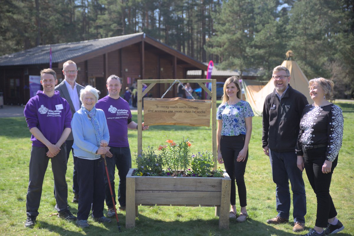 cairngormsnews's tweet photo. Today, @alzscot officially opened the UK’s first dedicated Outdoor Dementia Resource Centre at Badaguish in the Cairngorms National Park, as part of our #HeritageHorizons #Cairngorms2030 programme, funded by @HeritageFundSCO.

Find out more: https://t.co/9ucbPUIHd9

📸 James Lee https://t.co/wqOrMX1Ln2