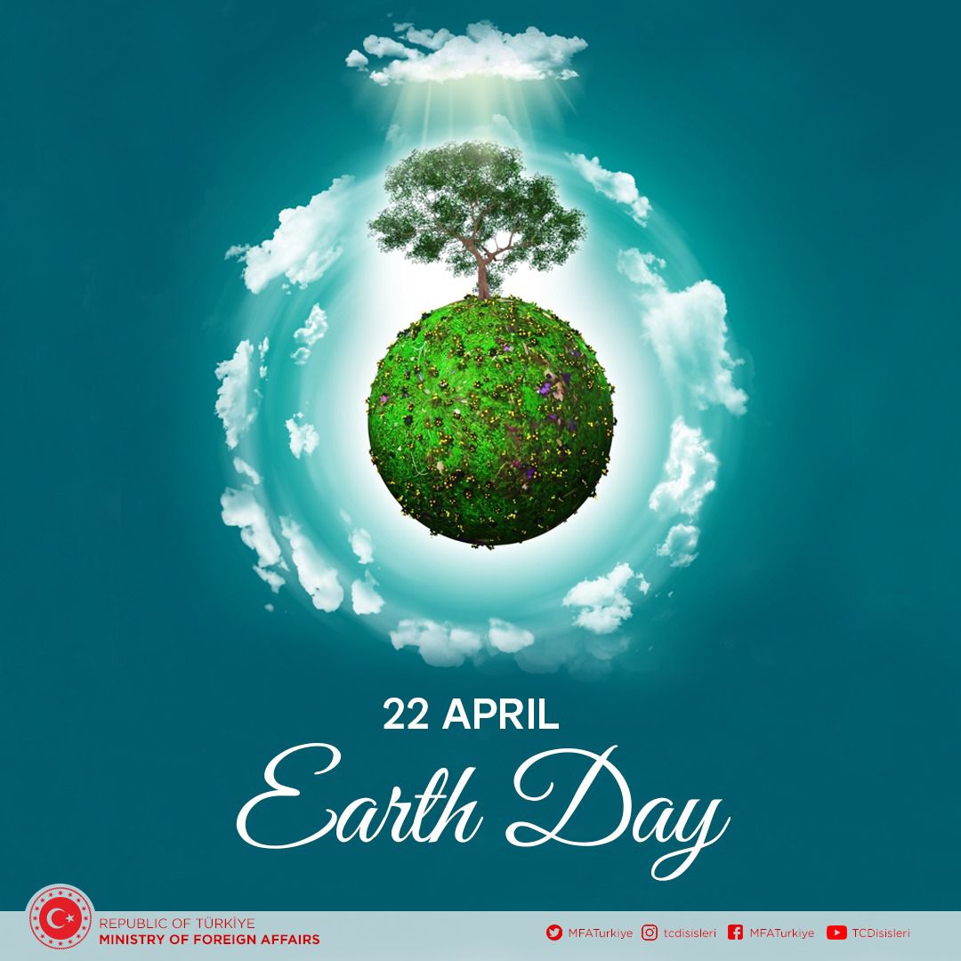 MFATurkiye's tweet photo. We are aware of all environmental challenges threatening our common home, the #Earth. 

We should try our best to protect our beautiful planet and make it more sustainable especially for the next generations. #EarthDay🌍

@UN https://t.co/N27iJXXsoV