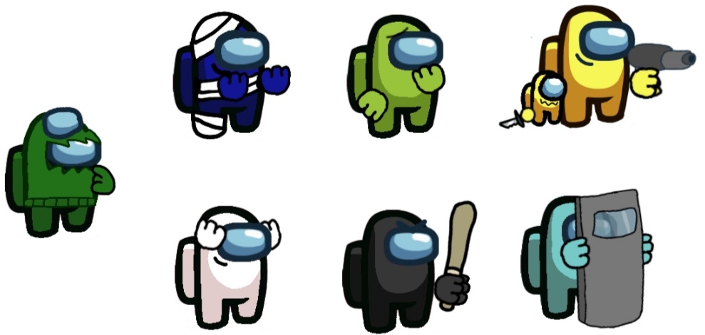 Vikthemaster1's tweet photo. I found the among us animation series by @rodamrix and now im hyperfixated on fricken among us
Yaay, space jellybeans
Here's some sprites based on rodamrix'es series
#AmongUs #rodamrixfanart #amongusart #spriteedits https://t.co/YrQpbM9O15