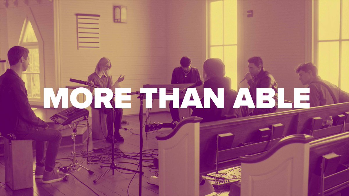 Love this version of More Than Able! youtu.be/cJ_w6FhpxNA Find the song assets at songselect.ccli.com/Songs/7209590/…