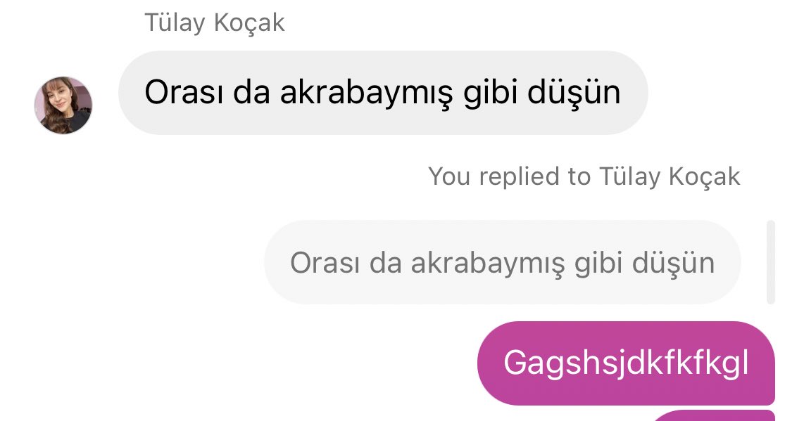“ Orası da akrabaymış gibi düşün “gshdjdjdkfkfkfk