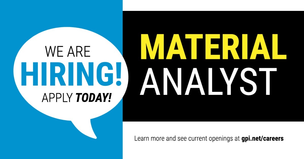 📢 We are hiring! Apply today! This position supports Production Scheduling and Supply Chain. You will utilize knowledge of the ERP system to analyze the flow of production and appropriate inventory levels for a pull inventory system.
bit.ly/2znESQ8
