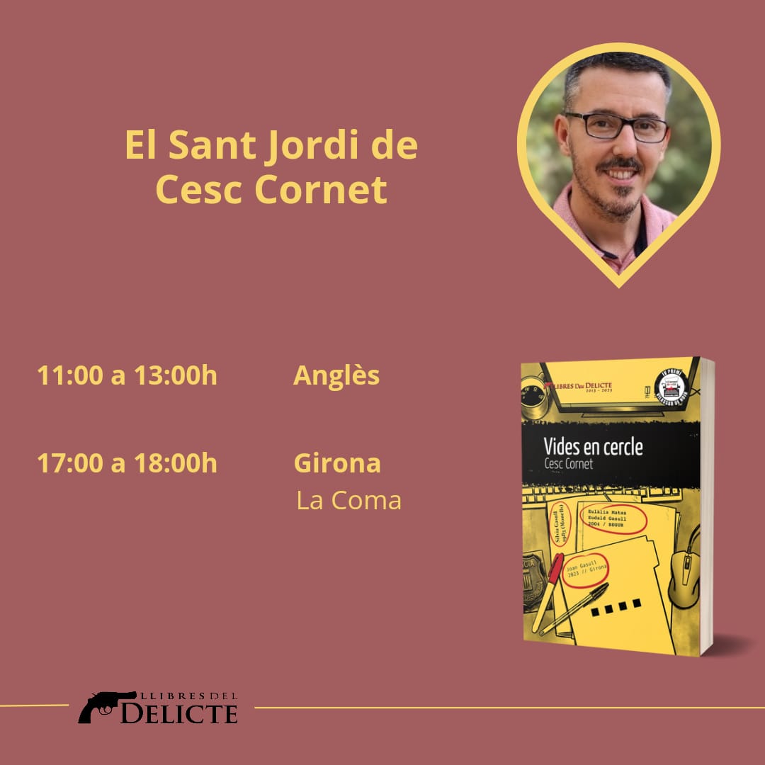 SocEnCesc's tweet photo. Aquest any per qüestions familiars (molt bones) estaré signant només a un parell de llocs. Però espero que Vides en cercle arribi a molts lectors i lectores i que gaudiu de la família Gasull i la seva història. @LlibresDelicte https://t.co/GkelkIwBfl