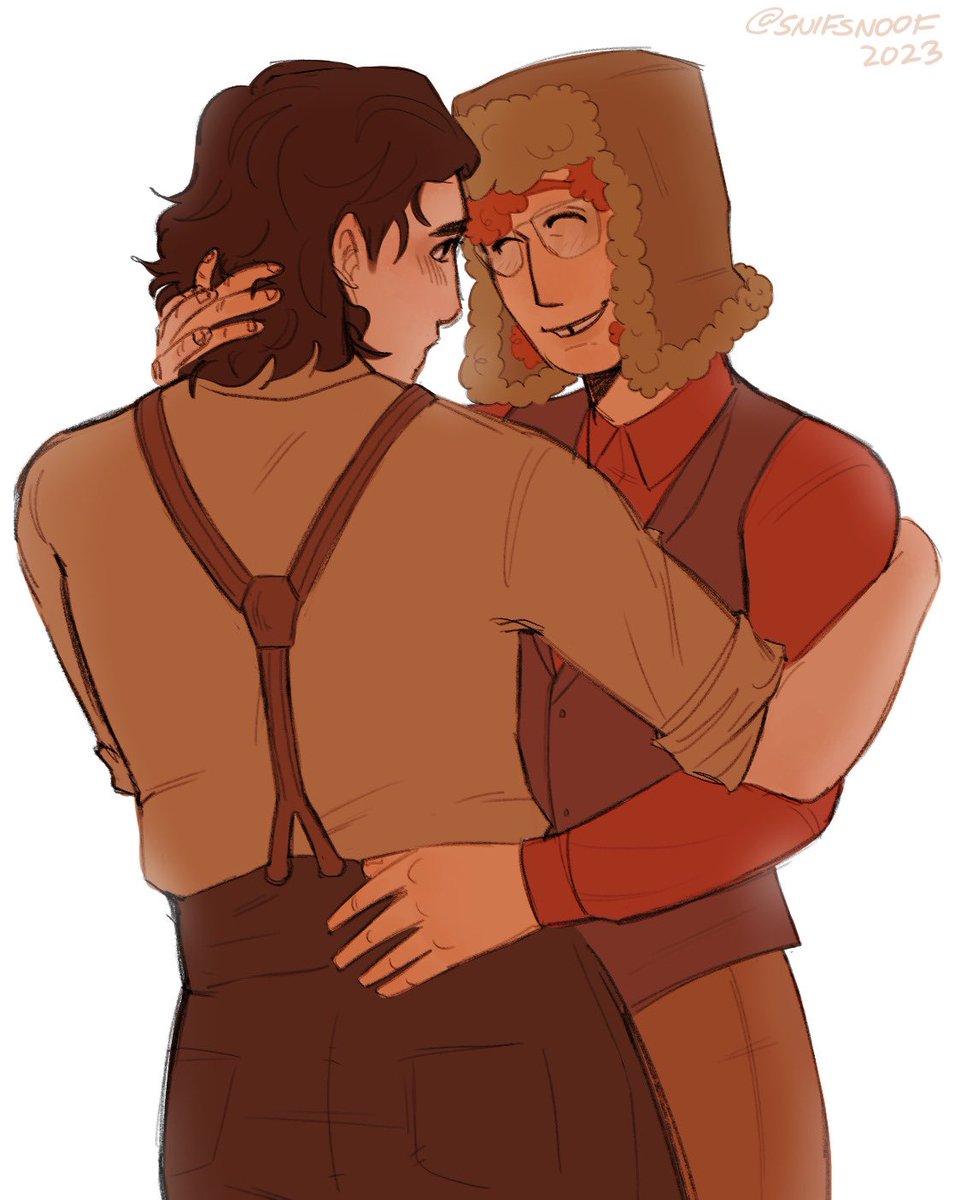 snifsnoof's tweet image. hey guys were delusional today!!

#cannibalthemusical #alferdpacker #jameshumphries #treyparker #mattstone #fanart #sorry