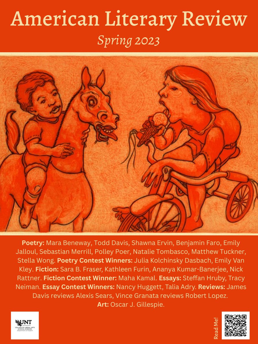 ALitReview's tweet photo. Our Spring 2023 Issue is now live! Please spend time with this gorgeous issue, which showcases some spectacular writing and the rad printmaking of Oscar Gillespie. Read and share widely! All our love to these contributors for trusting us with your work. 

https://t.co/LkUmv8fTt2 https://t.co/AiCyLchpSH