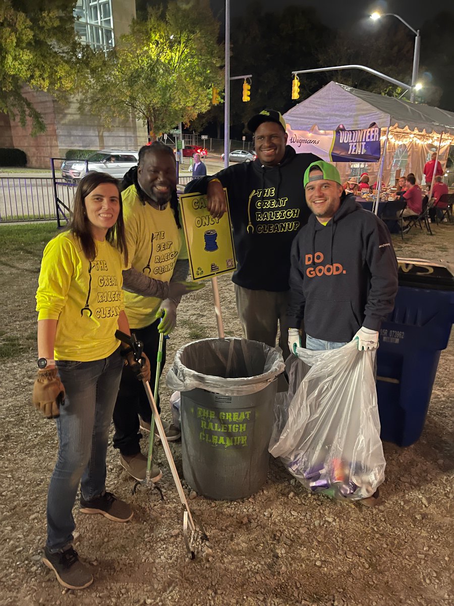 City of Raleigh (@raleighgov) on Twitter photo The final Environmental Stewardship Award winner is the Great Raleigh Cleanup. <a href="/raleighcleanup/">Raleigh Cleanup</a> has been an environmental powerhouse since 2020. It helped install the Trash Trout and periodically cleans it out. The group has removed 92,000+ pounds of litter across the city! The final Environmental Stewardship Award winner is the Great Raleigh Cleanup. <a href="/raleighcleanup/">Raleigh Cleanup</a> has been an environmental powerhouse since 2020. It helped install the Trash Trout and periodically cleans it out. The group has removed 92,000+ pounds of litter across the city!
