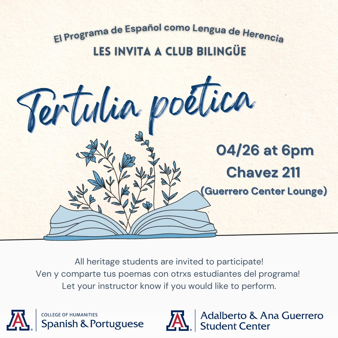 UA Department of Spanish and Portuguese tweet media