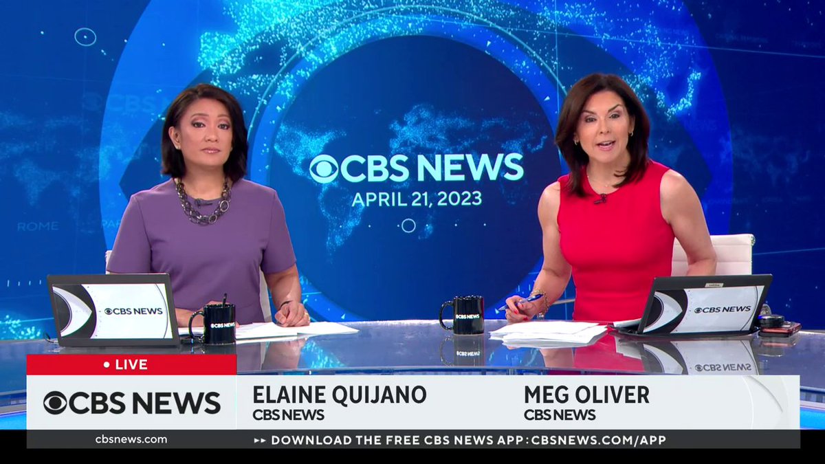 JoshuaX1993's tweet photo. An #HappyFriday indeed Ms. @Elaine_Quijano🎉🙌😊! Elaine and @megoliver co-anchoring this Friday midday afternoon starting at 12pm ET live on @CBSNews Streaming & @paramountplus with all the day's top stories. #CBSNewsStreaming @CBSNLive #CBSNews #AlwaysOn https://t.co/ba6nZ5tsWQ https://t.co/lSMURk8ZcA