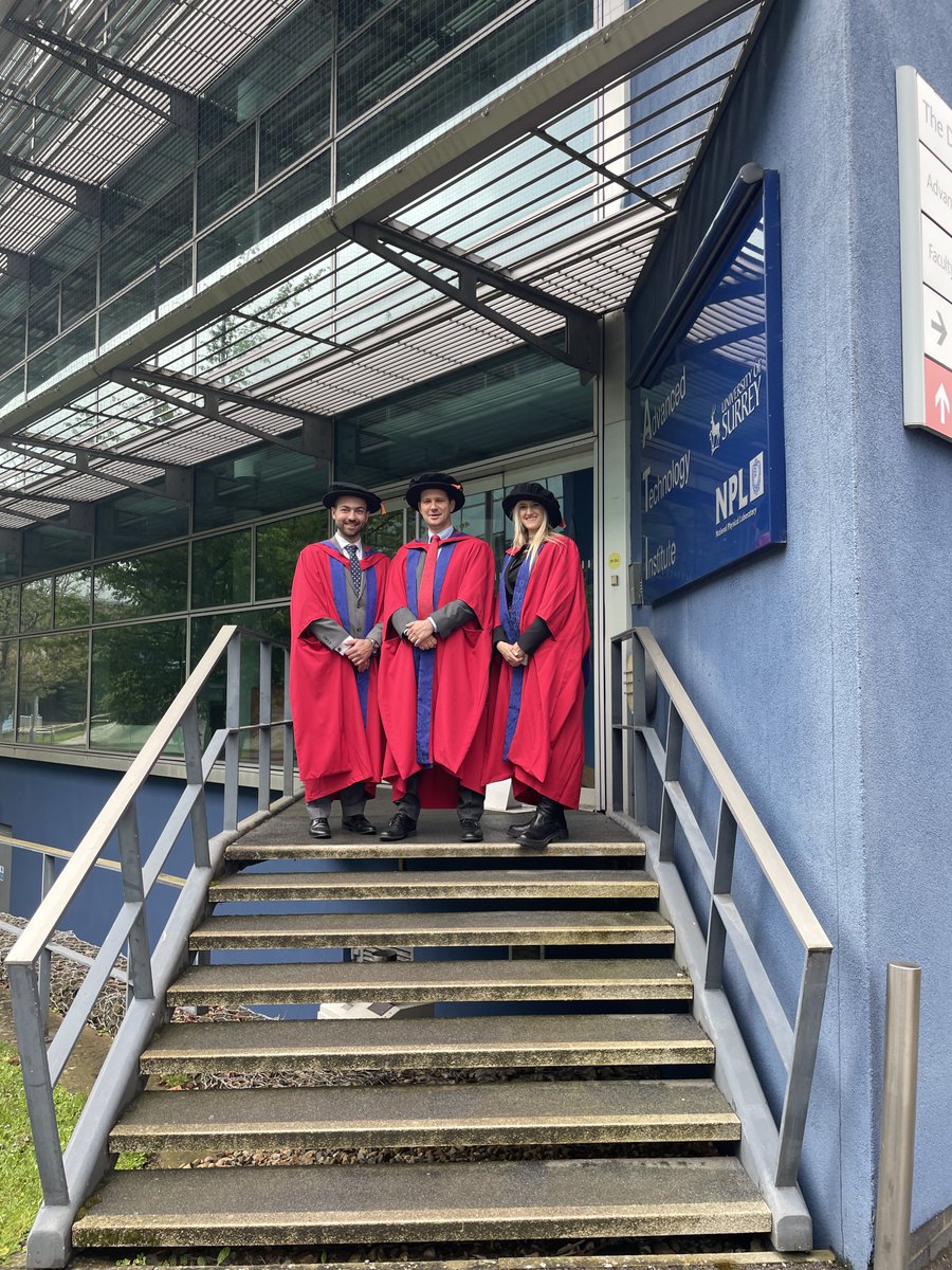 👏 Congrats, Eva Bestelink & George Bairaktaris, well done! What a wonderful achievement! @rsporea #ForeverSurrey #SurreyGrad @UniOfSurrey