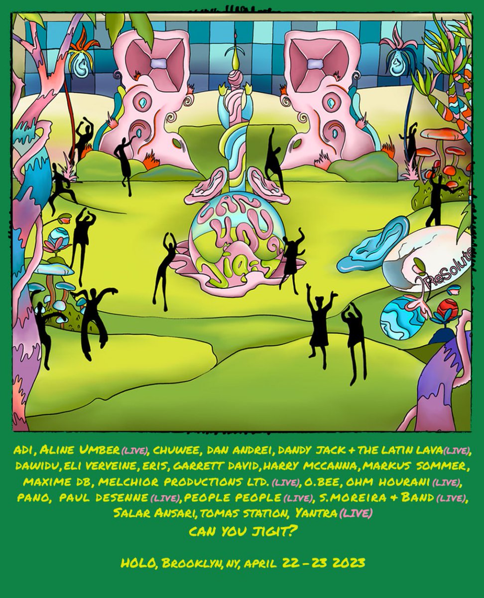 CAN YOU JIGIT? This Saturday / Sunday at H0l0 40+ Hours over 3 stages. 25+ artists scheduled for this mini-festival in NYC. Tickets Here: shotgun.live/events/can-you…