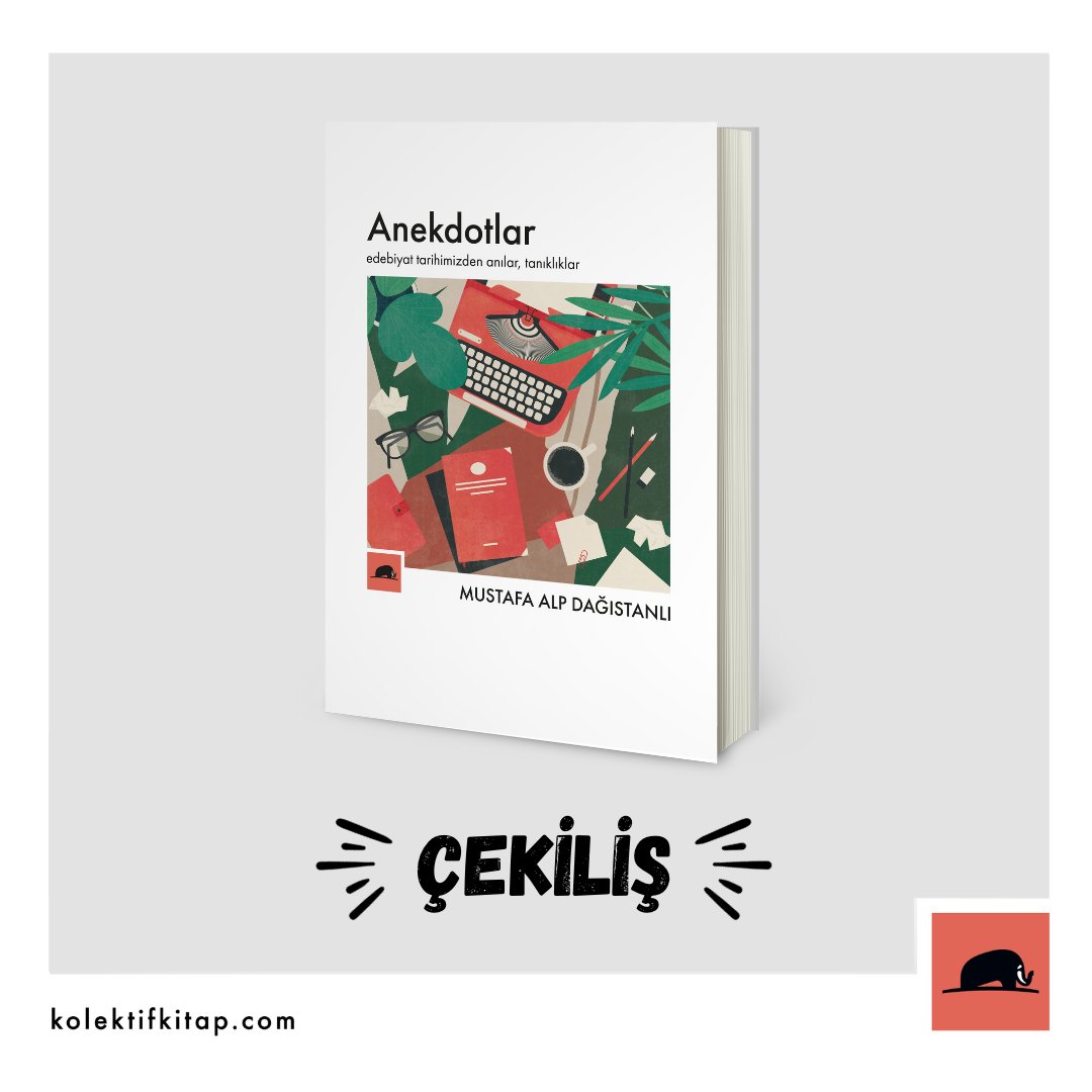 kolektifkitap's tweet photo. 📢 3 okurumuza ❝ Anekdotlar ❞ kitabını çekilişle hediye ediyoruz!  

Hediyeyi kazanmak için 26 Nisan gününün bitimine kadar:

◆ Hesabımızı takip etmeli,
◆ Bu postu RT etmeli,
◆ 3 sevdiğinizi yanıt olarak etiketlemelisiniz.

Talihliler 27 Nisan 21.00'de açıklanacak. https://t.co/JZ75QNowyc