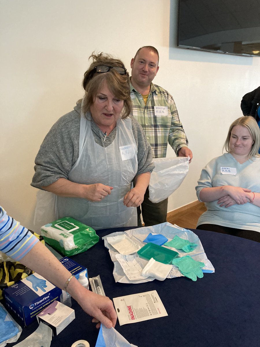 Part 2 of #IPC&amp;PHday brought wound and catheter care workshop  fun. Lots of learning and practice to share with <a href="/DPT_NHS/">Devon Partnership NHS Trust</a> colleagues