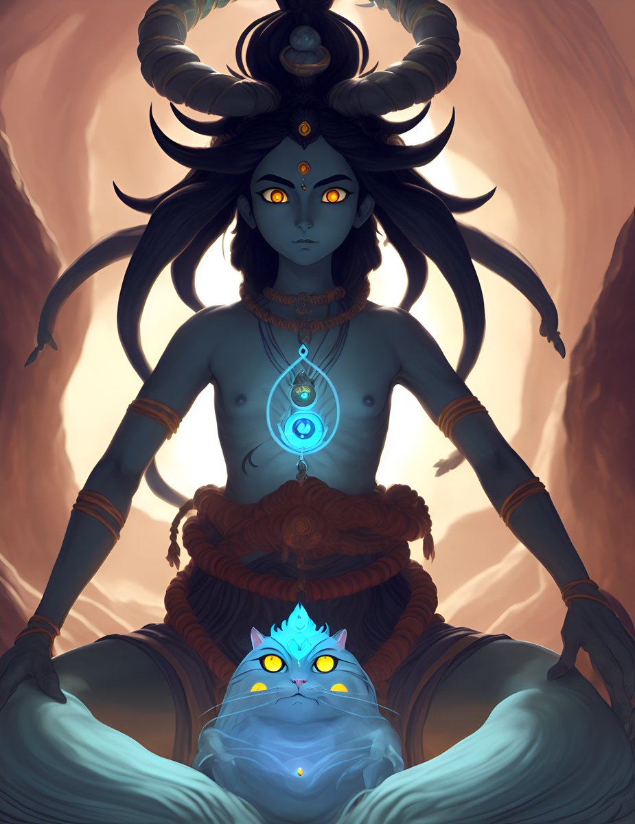 ThepicassoE's tweet photo. Shiva AI 👀 
I Create it as my AI assistant.⚡️
#tarotcards #shiva #promptengineer
@leonardoai https://t.co/uwCZjrsHgF