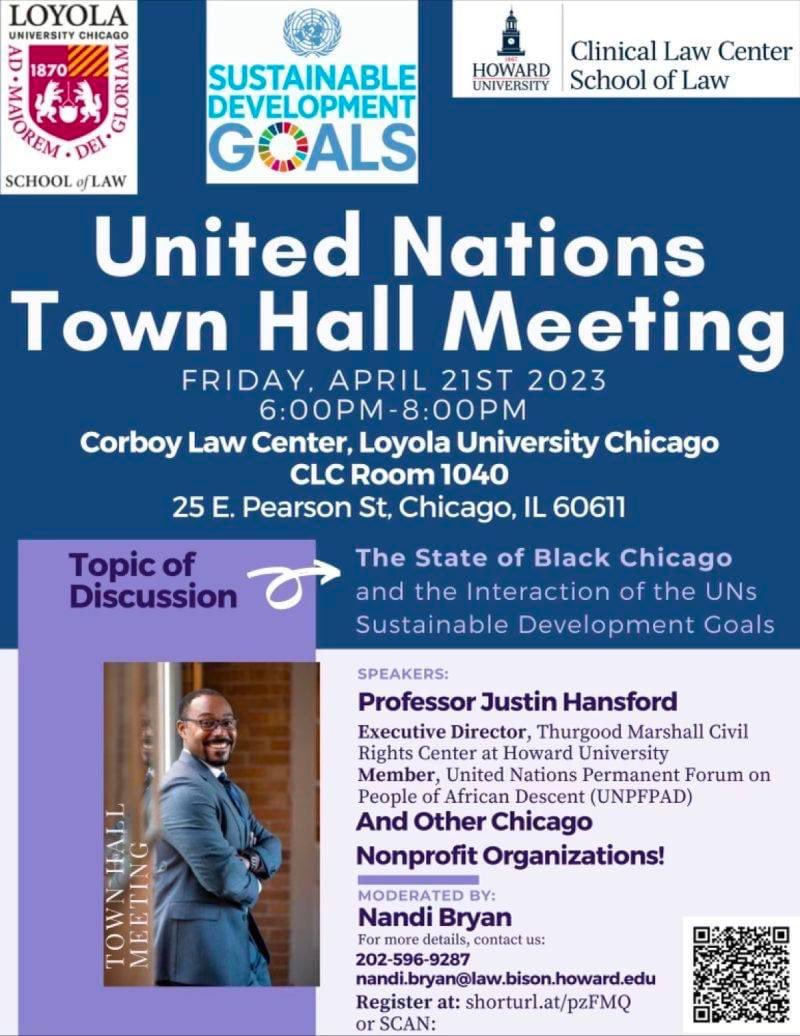 GsaChicago's tweet photo. We are looking forward to joining @Blackstarjus this evening for a conversation on the impact of @UN SDGs on Black Chicago. Join us. https://t.co/0V6cUhkSQ0