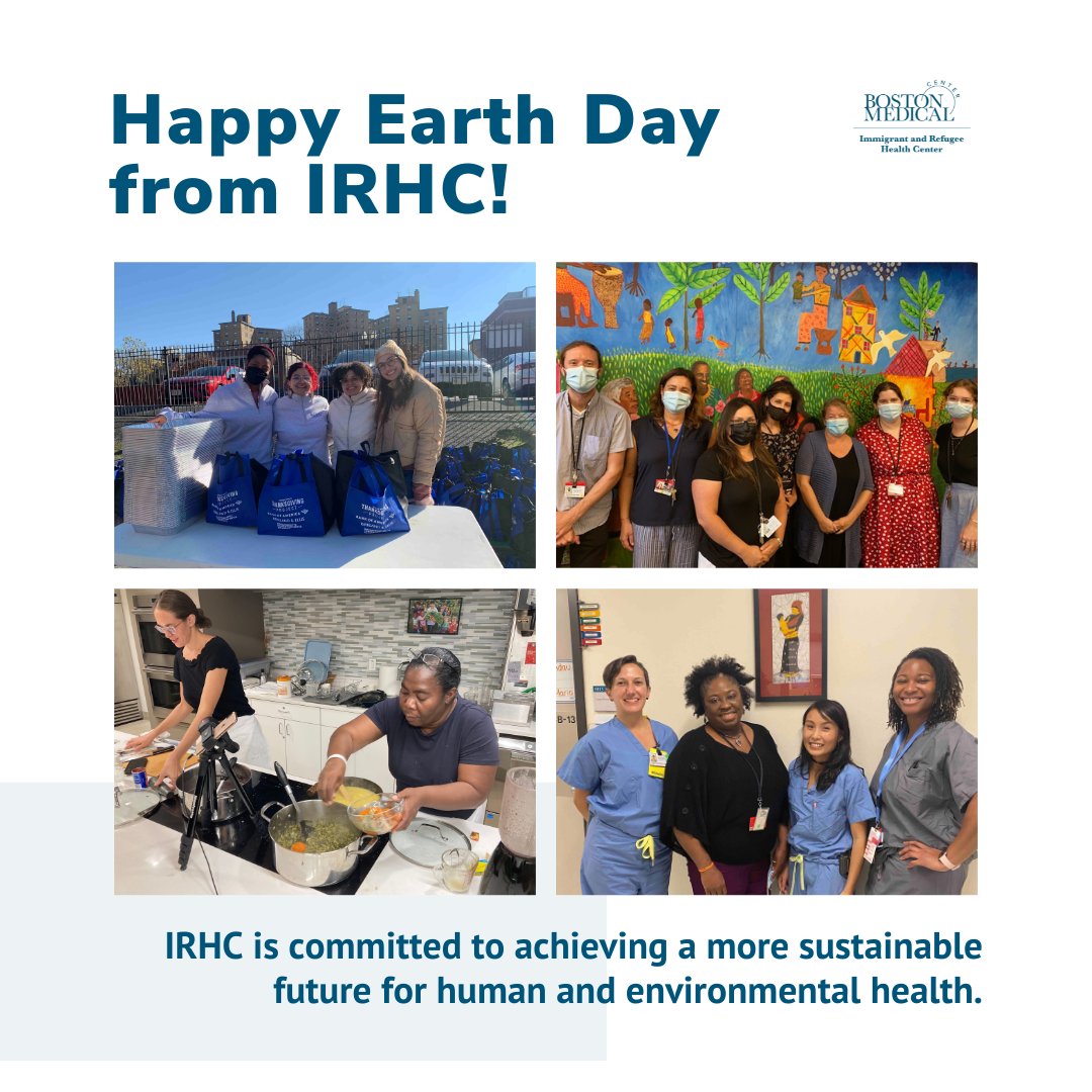 Happy #EarthDay! 🌎 With each passing year, #climatechange becomes a greater threat to public health, especially to vulnerable populations like #refugees. Today (&amp; every day), we are committed to achieving a #sustainable future &amp; enhancing resources available to the displaced. 💚