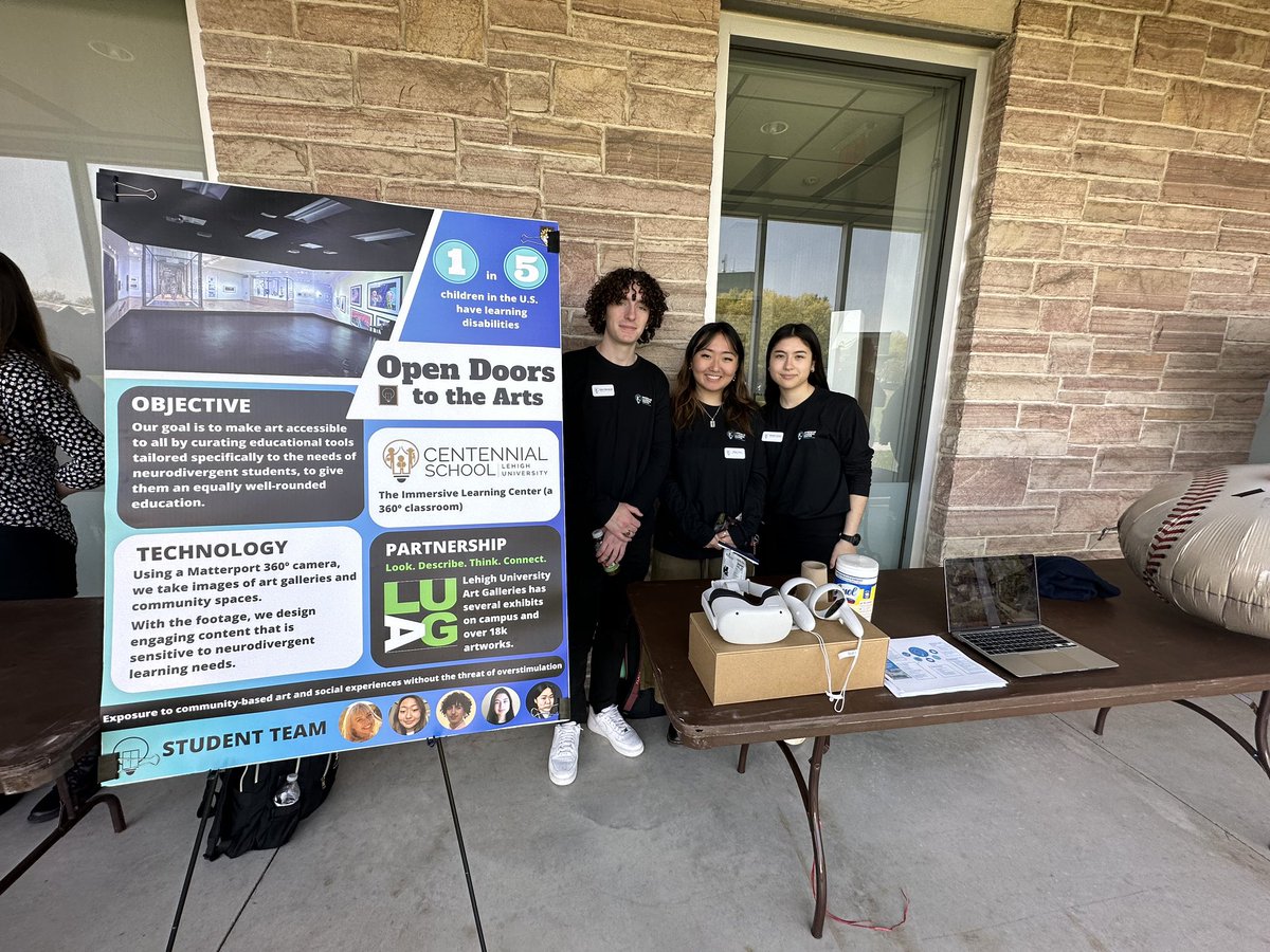 Congratulations to our Open Doors to the Arts team who shared their work at the <a href="/LehighU/">Lehigh University</a> Expo today! #nicematters <a href="/LUArtGalleries/">LUAG</a>