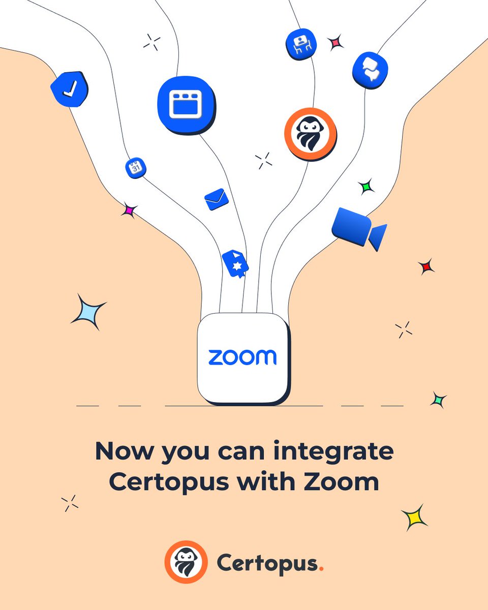 Now you can integrate Certopus with Zoom 🎉
#certopus #zoom #digitalcredentials #digitalbadges #certificate