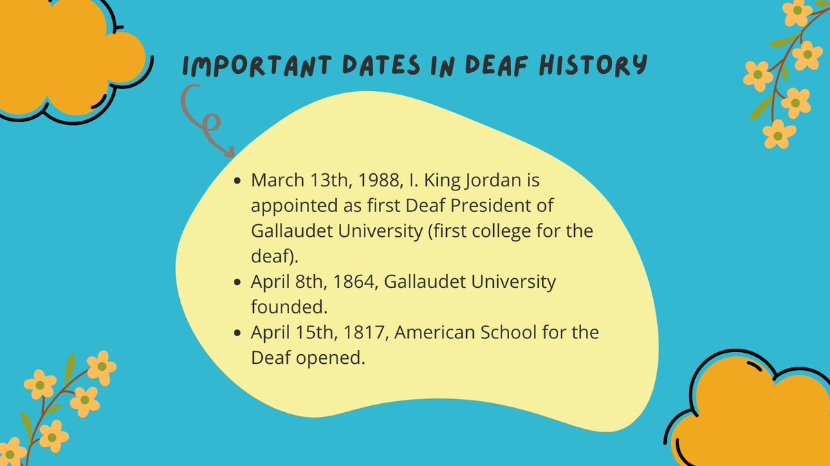 OfficeofESE's tweet photo. This National Deaf History Month, take some time to learn about the wonderful work of https://t.co/8GHWGWNYuC 
@SuptDotres @LDIAZ_CAO @AngieTorresDade @MDCPSCommunity @talulahann https://t.co/FARCqTMnm0