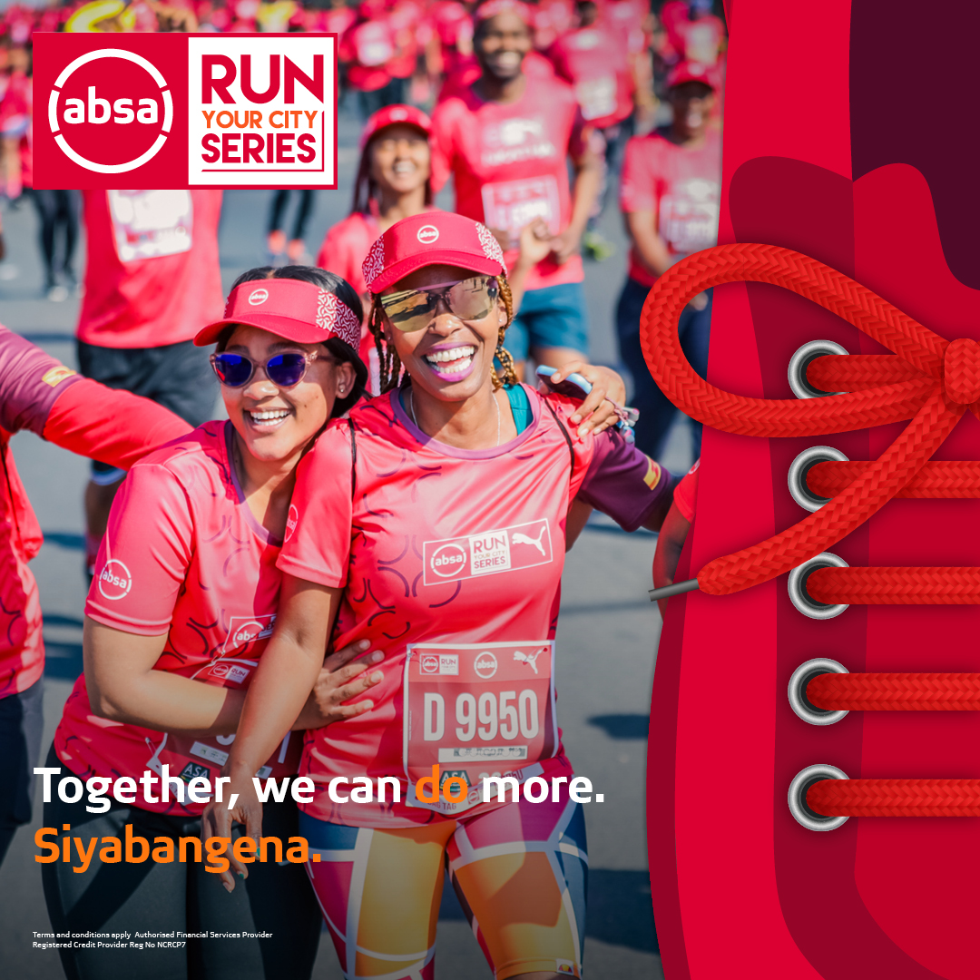 AbsaSouthAfrica's tweet photo. Awe Cape Town! The #AbsaRunYourCity is here. 

𝐋𝐈𝐊𝐄 ❤️ or 𝐑𝐄𝐓𝐖𝐄𝐄𝐓 🔁 this Tweet to get exclusive updates &amp; join us and be an active force for good in the Mother City. 

The race will take place on Sunday, 14 May 2023 at Woodbridge Island, Milnerton. https://t.co/yN9B03mHf9
