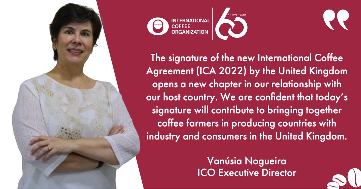 ICOCoffeeOrg's tweet photo. 📢Minister Spencer signed the landmark 2022 agreement in the presence of the Executive Directors of the ICO and BCA, as well as key UK coffee industry representatives. Read the Press Release👉https://t.co/ZB2KMYKYt5 https://t.co/aH0BaGWlLJ