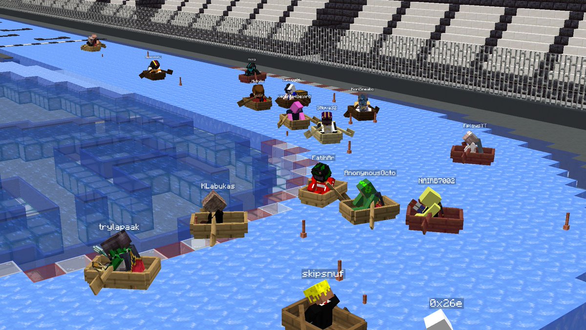 BRWC_Official's tweet photo. Rookie League last Race XD.
Rewatch it in our Stream -> Link in Bio!

#minecraft #minecraftcity #minecraftdaily #minecraftracing #minecraftbuilds #minecraftboat #minecraftminigames #minecraftpe #minecraftserver #minecraftdeutsch #minecraftrace #minecraftideas #minecraftgermany https://t.co/aO40NVITn9