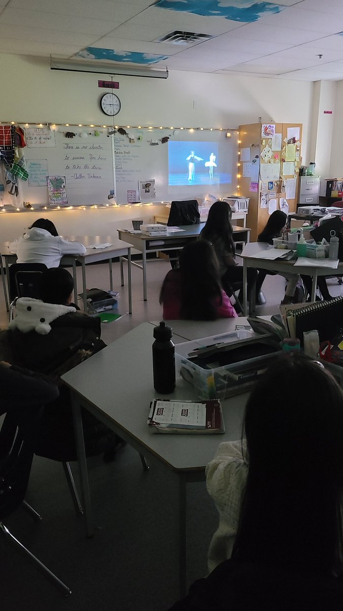 Div 12 at QMS in New Westminster, B.C. enjoying the National Ballet livestream for schools! A first exposure to ballet for many! #YOUDance #newwestschools #sd40learns @nationalballet