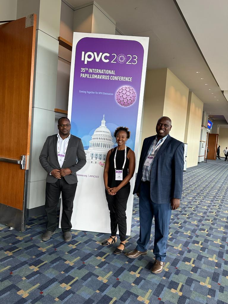 ChemtaiMungo's tweet photo. After a great #IPVC2023 meeting, but not enough of the #Africa agenda despite bearing the greatest burden of #cervicalcancer, important discussions on mobilizing for greater representation and leadership from the continent. #equity #EveryWomanMatters https://t.co/DiTZdi33V4