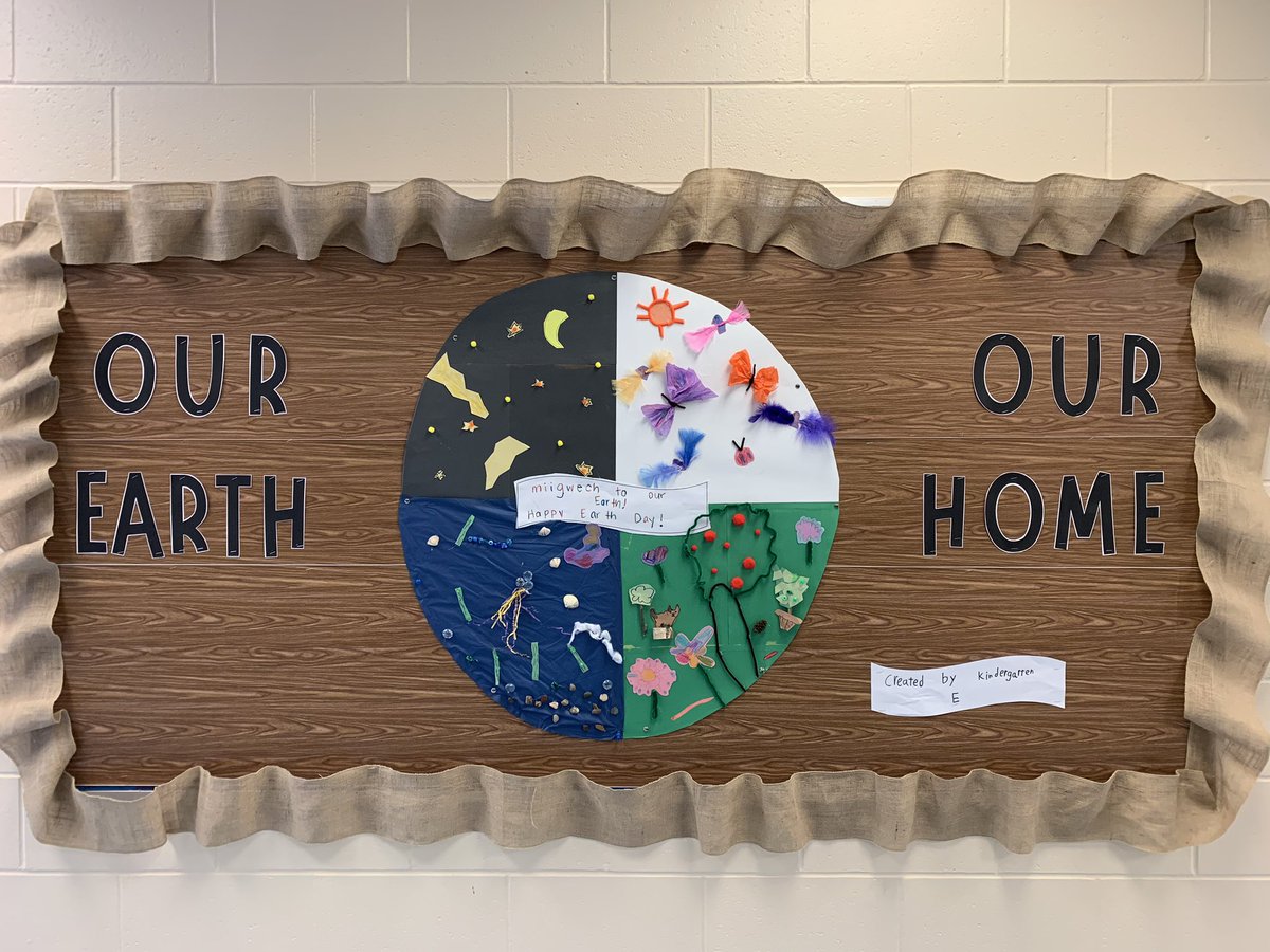 msjanepark's tweet photo. Miigwech to our Earth! Happy Earth Day! School wide pledges: What can we do to help our Earth stay healthy? How can you save the Earth? @tdsb @UIEC_Tdsb @EcoSchoolsTDSB @EarthDay @TDSBLibrary @crestviewcomet @LC2_TDSB #tdsbkindergarten https://t.co/BrLUxFIPEn