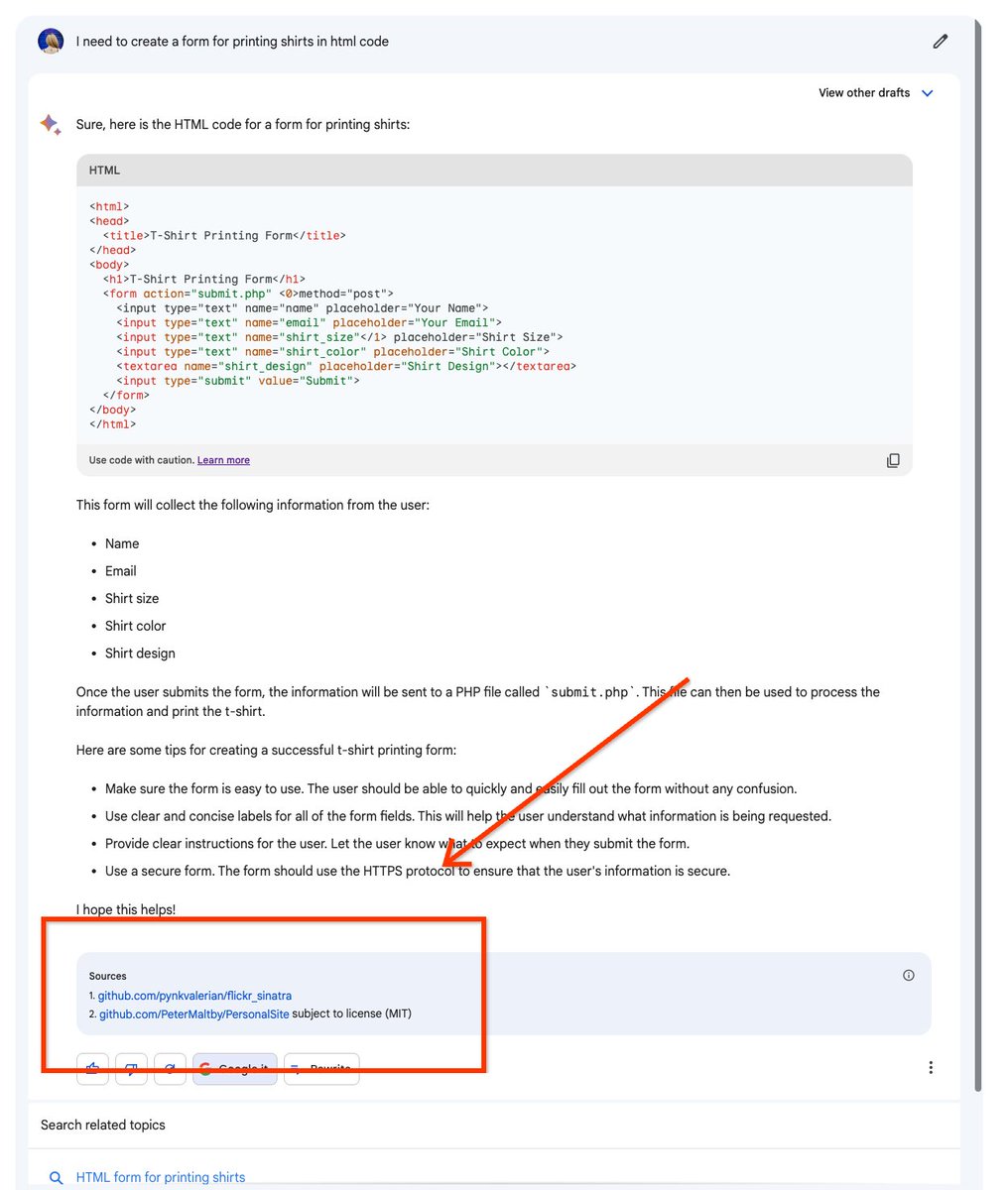 DynamicWebPaige's tweet photo. ✨An example of citing sources for similar code, as well as licenses for that code.

I *really* appreciate this nod to open-source authors, and OSS community projects. Not to mention, it's always cool to see that someone has already implemented a function / tool for you! 😁🙌🏻 https://t.co/af22JwijjV