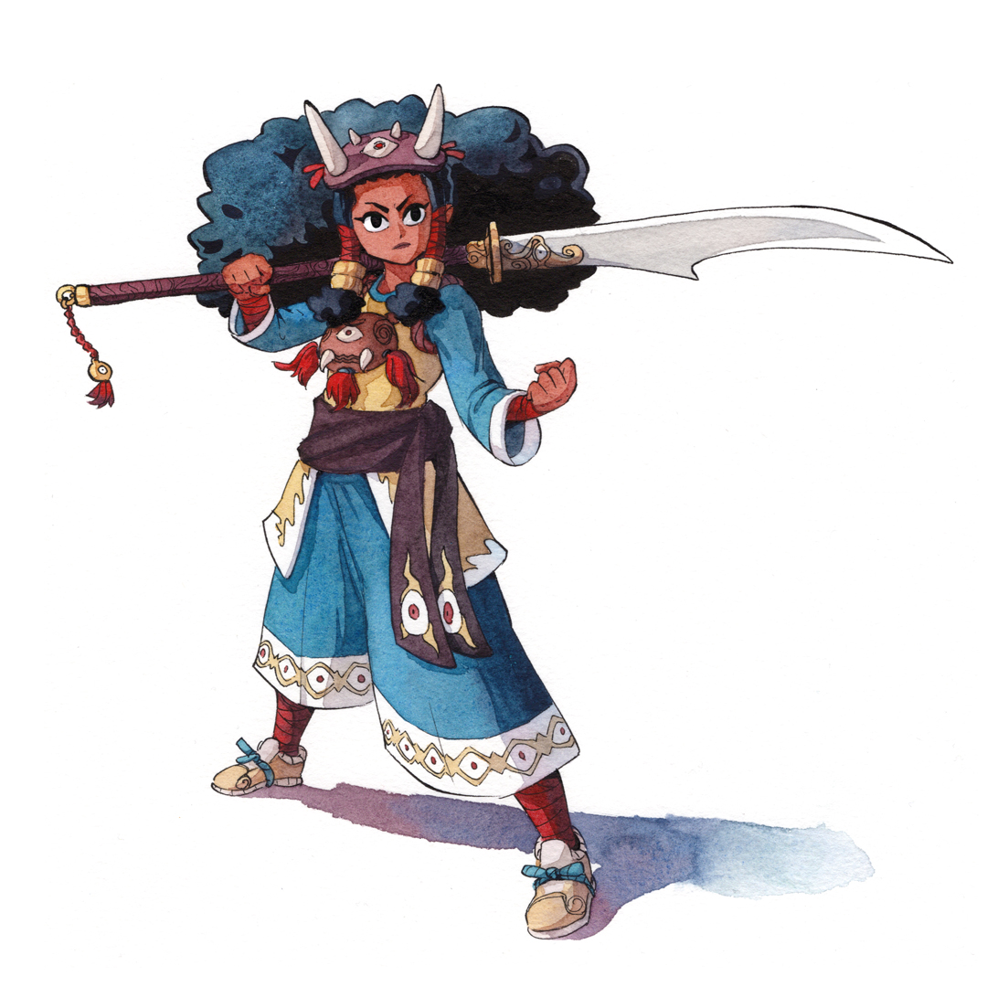 「New character painted!Some things will c」|Marcel Mosqiのイラスト