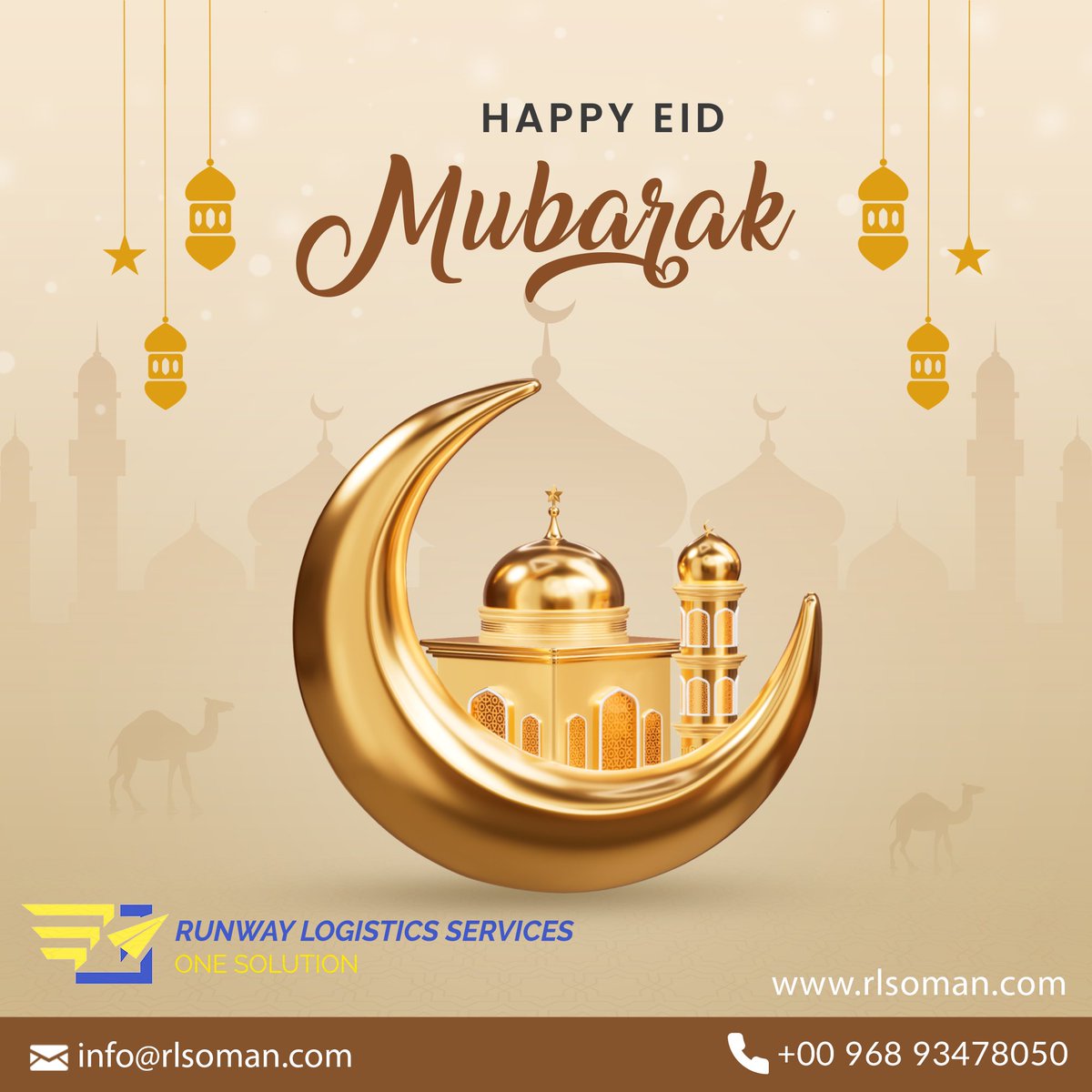 RunwayServices's tweet photo. Eid Mubarak 📷
#eidmubarak2023 #eid #ramadan #idulfitri #eidoutfit #instagood #happyeid #allahuakbar #allah #eidulfitr #home #happy #festiveseason #family #ramadanvibes📷 #logisticservicesoman #logisticsoman #logistics #logisticscompany #oman #mubarak https://t.co/2K8u1Mfs04
