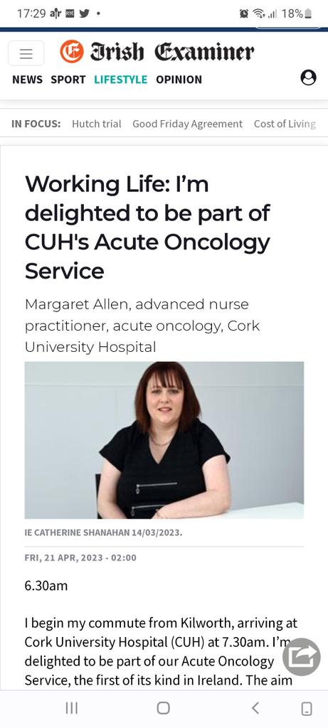 Louise M Murphy (@louisemmurphy1) on Twitter photo Looking great <a href="/Mags101Margaret/">mags</a> 🤩
Great to have one of our own <a href="/CuhANP/">CUH Advanced Nurse Practitioners</a> featured in <a href="/irishexaminer/">Irish Examiner</a> 💪 speaking about her #ANP led AOS service <a href="/CUH_Cork/">Cork University Hospitals</a> <a href="/uccnursmid/">UCC School of Nursing & Midwifery 🌈</a>
<a href="/JosephineHegar1/">Josephine Hegarty</a> <a href="/jane_shanahan/">Jane Shanahan</a> <a href="/cancernursecuh/">Cancer Nursing CUH</a> <a href="/Magnet4europeH/">Magnet4Europe Cork University Hospital</a> Looking great <a href="/Mags101Margaret/">mags</a> 🤩
Great to have one of our own <a href="/CuhANP/">CUH Advanced Nurse Practitioners</a> featured in <a href="/irishexaminer/">Irish Examiner</a> 💪 speaking about her #ANP led AOS service <a href="/CUH_Cork/">Cork University Hospitals</a> <a href="/uccnursmid/">UCC School of Nursing & Midwifery 🌈</a>
<a href="/JosephineHegar1/">Josephine Hegarty</a> <a href="/jane_shanahan/">Jane Shanahan</a> <a href="/cancernursecuh/">Cancer Nursing CUH</a> <a href="/Magnet4europeH/">Magnet4Europe Cork University Hospital</a>