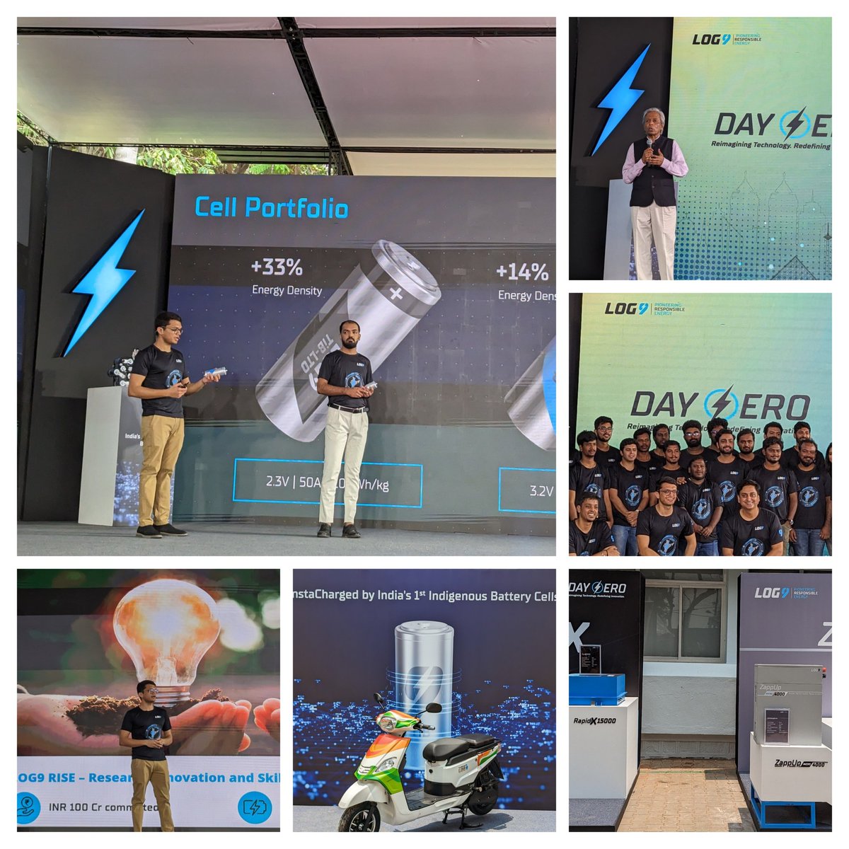 It was a pleasure to participate in <a href="/log9materials/">Log9</a> ground breaking event on 20-21 April 2023 marking the inauguration of India's 1st commercial cell manufacturing facility @ Bangalore. Kudos to the dynamic team and wish them all success in electrifying India.