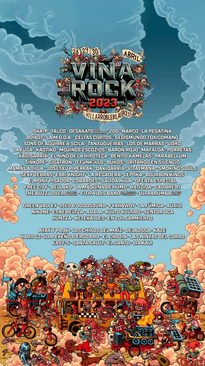 AnabelGVivancos's tweet image. Vendo dos entradas para el Viña Rock, precio negociable, interesados md :) #Viñarock2023