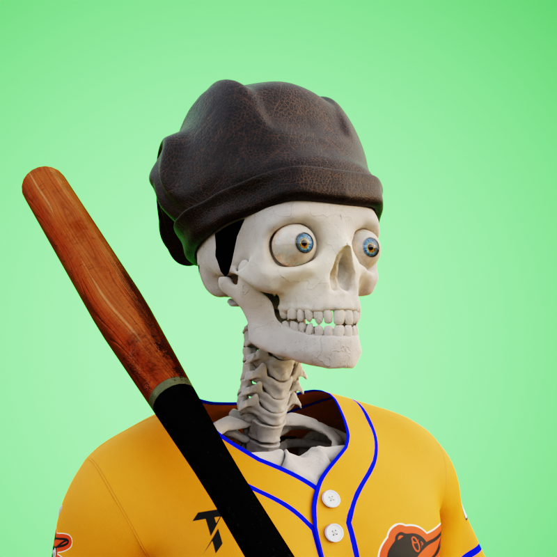 RafaFer33264746's tweet photo. 📷fancy baseball skeleton #0030 / 10000 TOP NFT Collection living on Polygon

📷Mint yours at https://t.co/XmWOt172jL………………
#NFT #polygon #nftartist #nftcollector #rafafernandez #nftfancybaseballskeleton #baseball #baseballlife #nft #3d #blender https://t.co/9KXphC6HuX