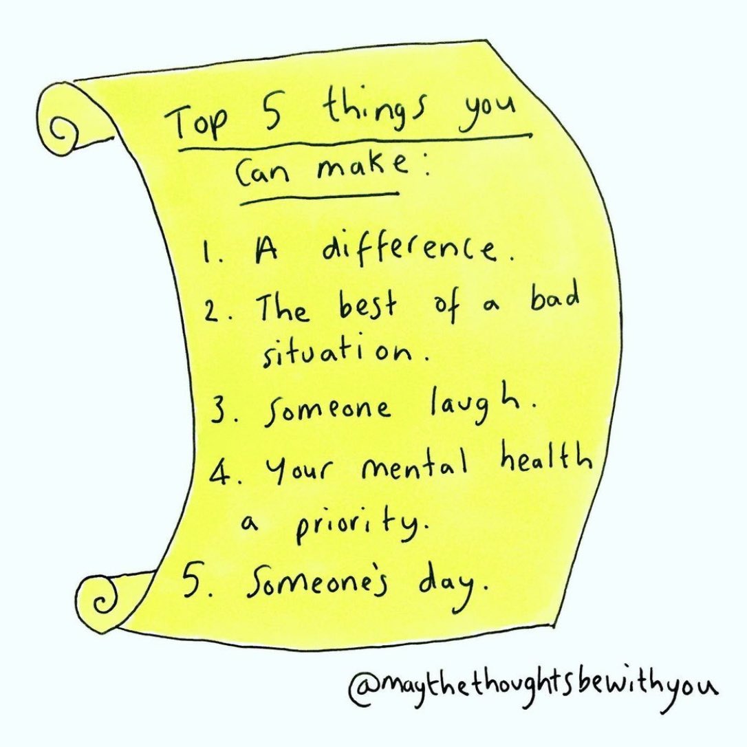 actionhappiness's tweet photo. You can make a difference, make your mental health a priority or make someone’s day

Image: https://t.co/sSZkyo8pQG https://t.co/VKoEJv5oVH