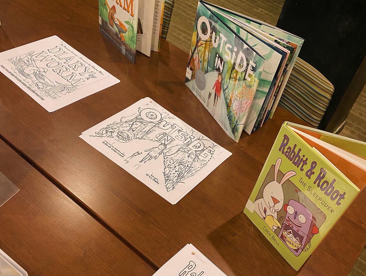 Join us in the CRC to color our collection! De-stress from the week, choose a book to color, and let your creative juices flow! Which book would you like to color next? 🎨📚🧑‍🎨 #ElonEd