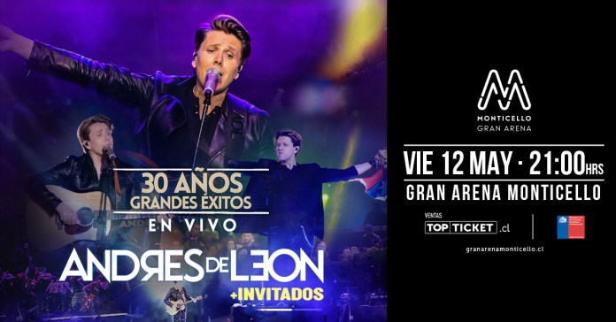 juliomunozo's tweet photo. Ya se viene... No te lo pierdas @IamAndresdeLeon en Concierto!!!
#30Años #ArenaMonticello
#TopTicket https://t.co/eOAPuRUvss