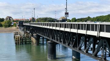 WandFHighways's tweet photo. Scaffolding will be removed from Jubilee Bridge in Barrow next week (Mon 24 April) to allow boats to underneath.

During the works, the southern footway will remain closed. Traffic lanes will remain open but some narrowing may be required to ensure the safety of the workforce. https://t.co/UnL08WhTCS